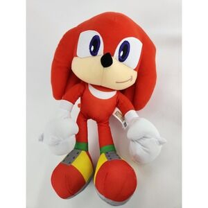 Knuckles Sonic The Hedgehog 12" Plush Stuffed Toy From Video Game Dvd Disc Movie
